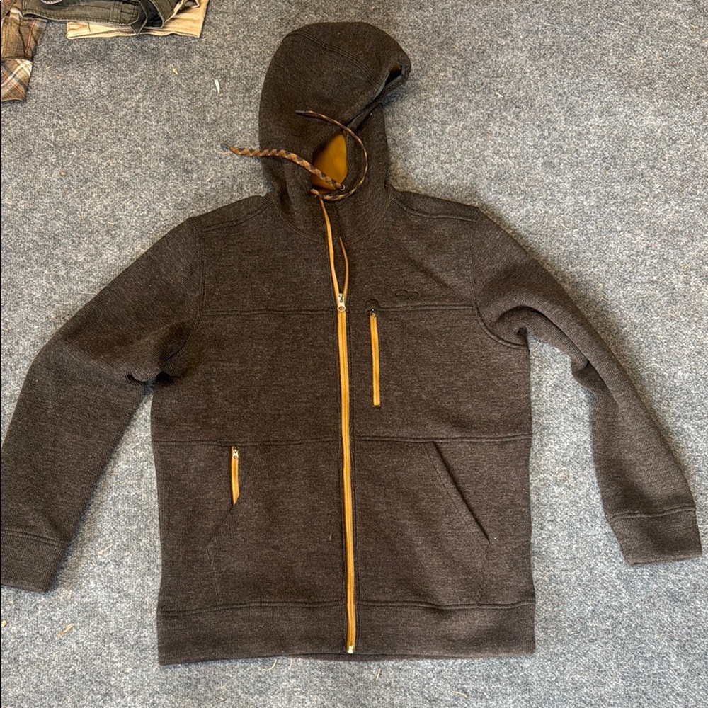Outdoor Research flurry hoody Brown Zip Up Sweater